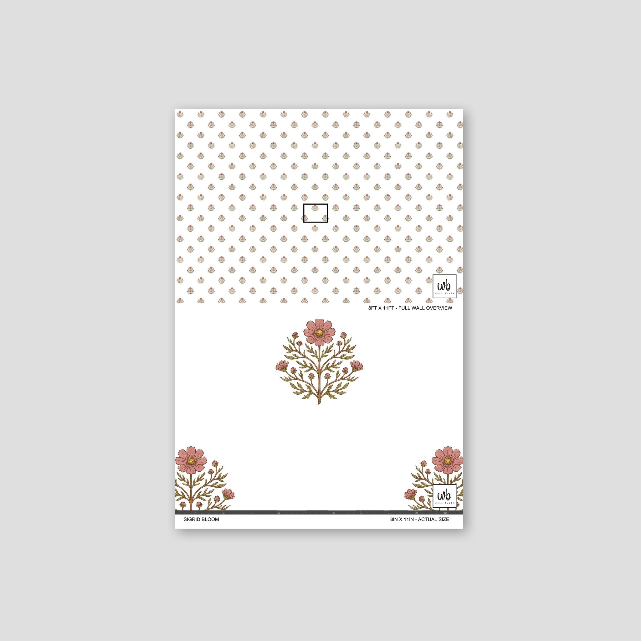Sigrid Bloom Wallpaper WALL BLUSH
