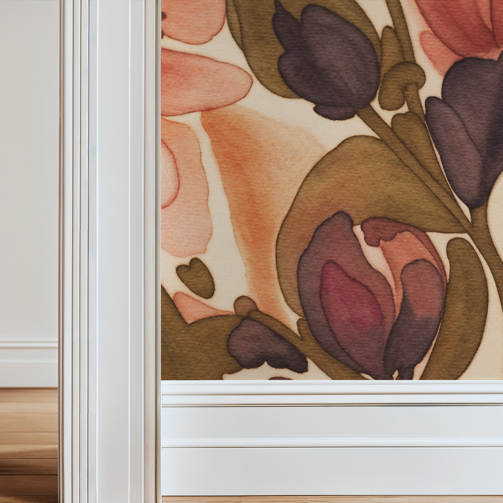 Linnea Wallpaper WALL BLUSH