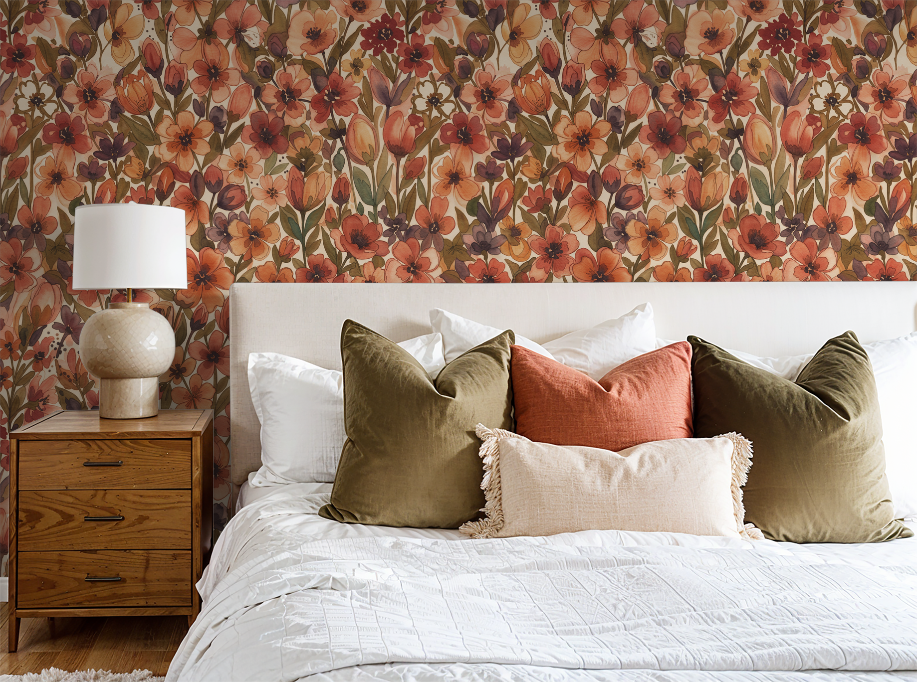 Linnea Wallpaper WALL BLUSH