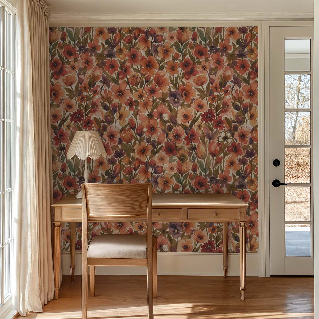 Linnea Wallpaper WALL BLUSH