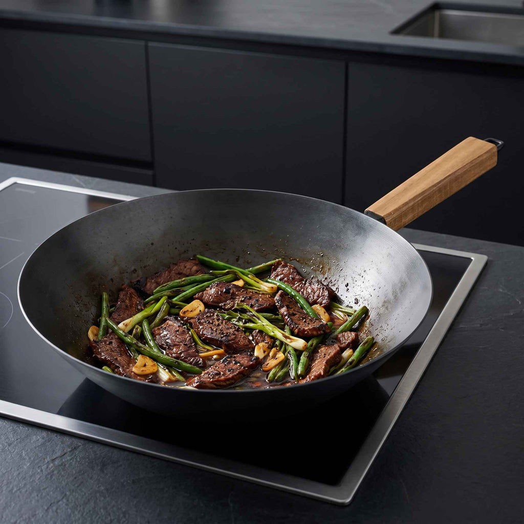 Carbon Steel Wok, 12" Alva Cookware