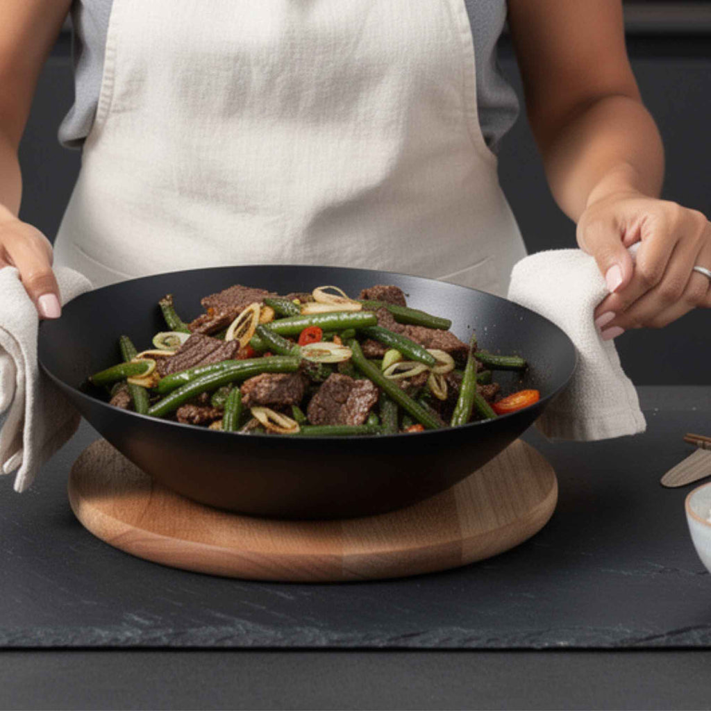Carbon Steel Wok, 12" Alva Cookware