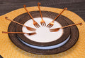 Vibhsa Copper Finish Appetizer Forks Set of 6 Vibhsa