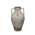 Found Metal Urn with Handles – Vintage-Inspired White Cliff Studio