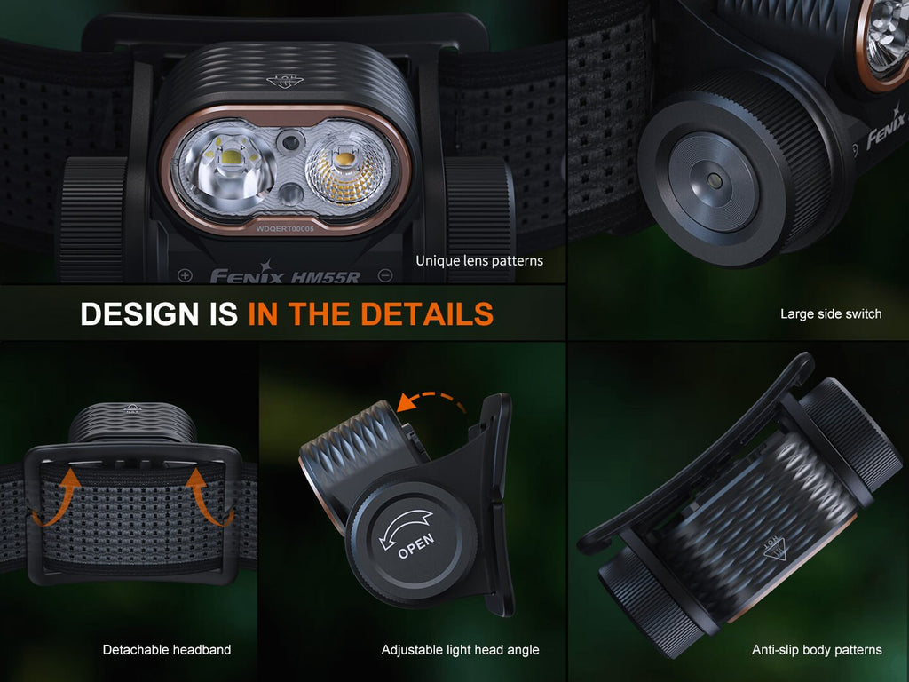 Fenix HM55R Lightweight Multi-LED Headlamp Fenix Store