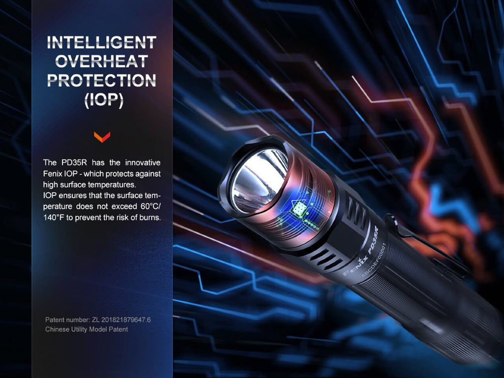 Fenix PD35R Compact Rechargeable Tactical Flashlight Fenix Store