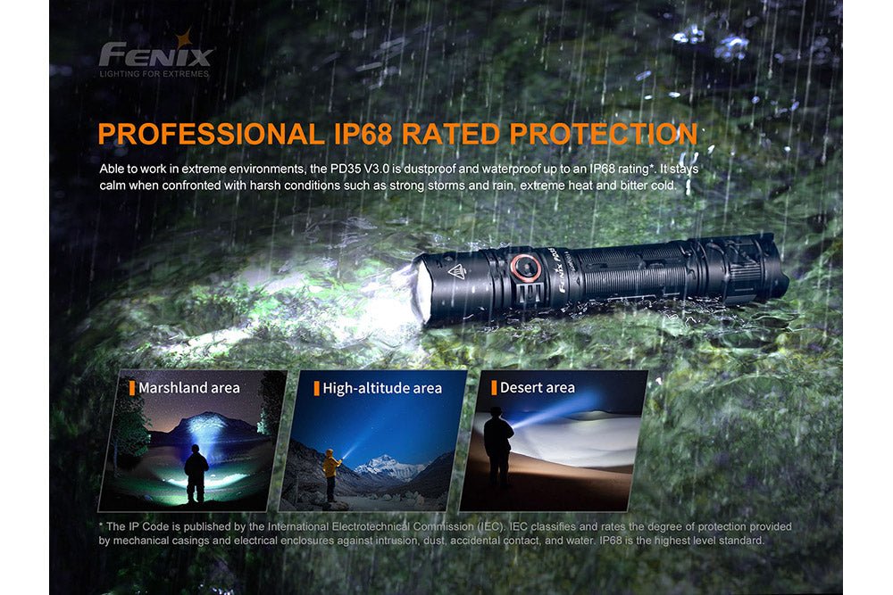 Fenix PD35 V3.0 Everyday Carry Flashlight - 1700 Lumens Fenix Store