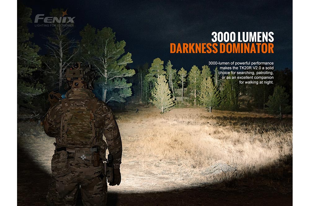 Fenix TK20R V2.0 Rechargeable Flashlight | 3000 lumens Fenix Store