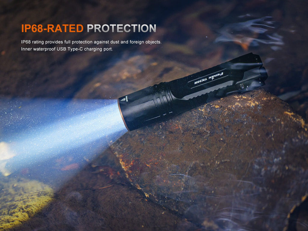Fenix TK35R UV Light Rechargeable High-Performance Tactical Flashlight Fenix Store