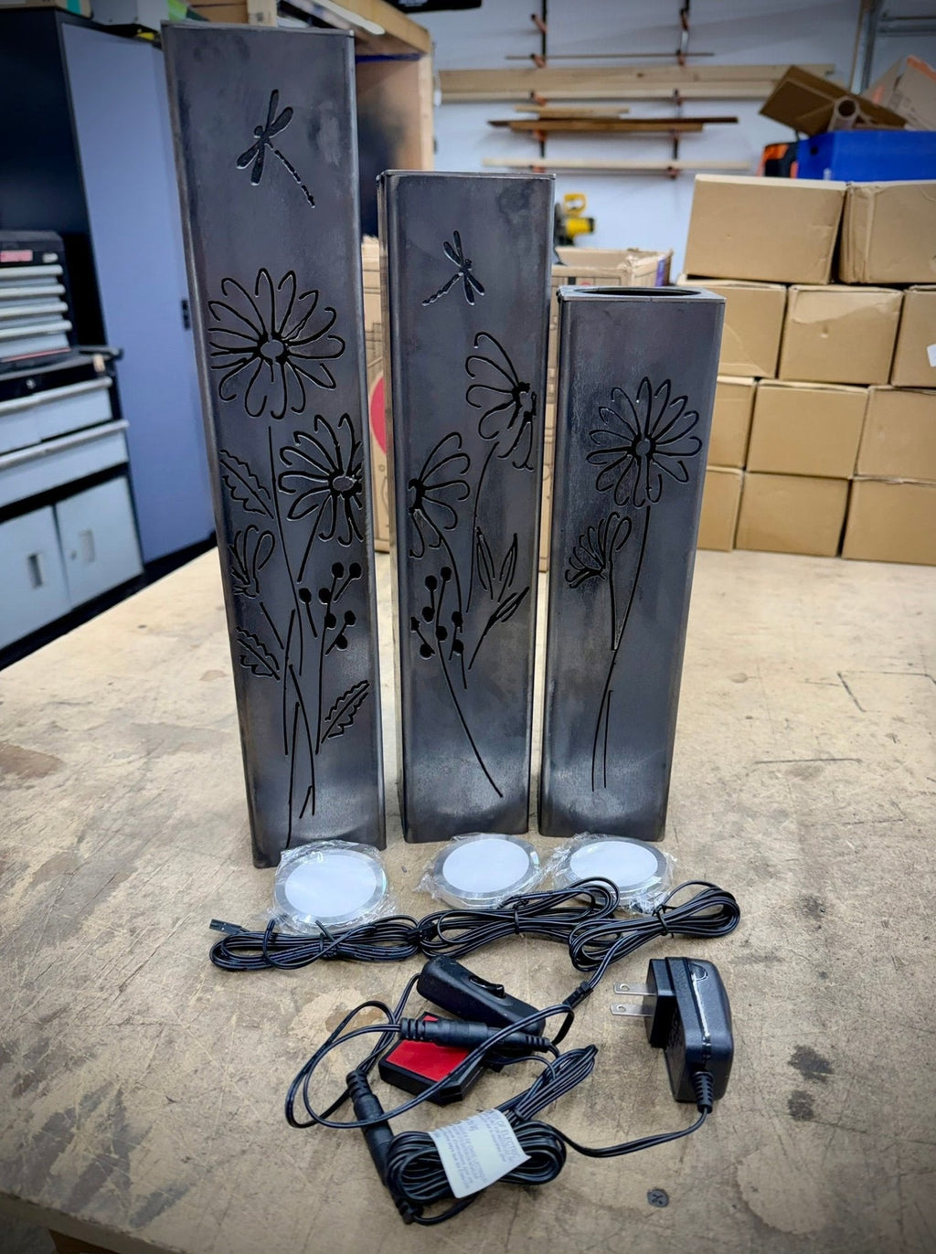 Glowing Daisies Indoor Luminary | Multiple Sizes Northern Forge, LLC
