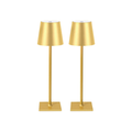 Rechargeable Touch Lamps in Gold (set of 2) Shop Fête