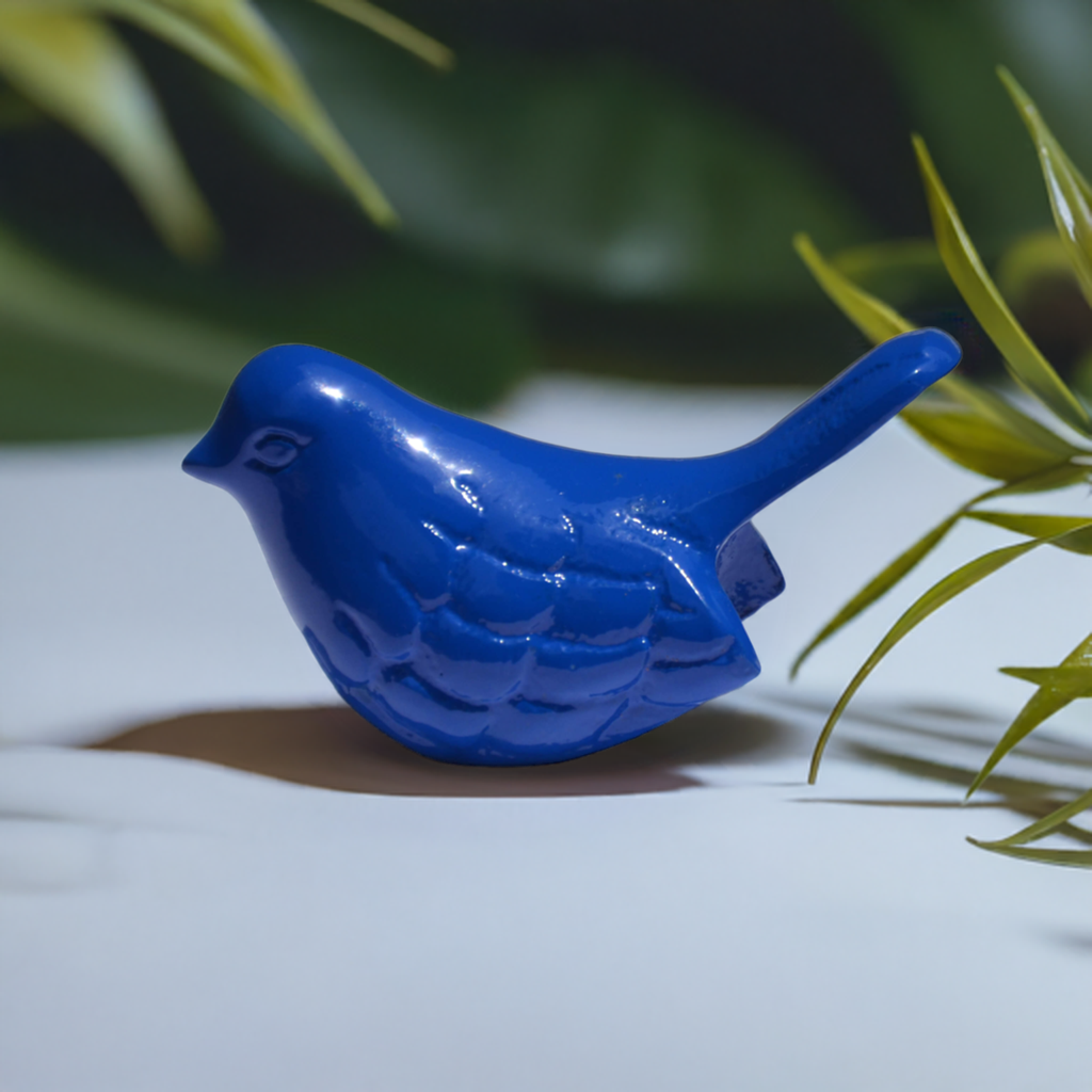 Vibhsa Bird Figurines Symbols of Health & Happiness (Blue) Vibhsa
