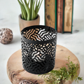 Votive Candle Holders Set of 2 Black Vibhsa