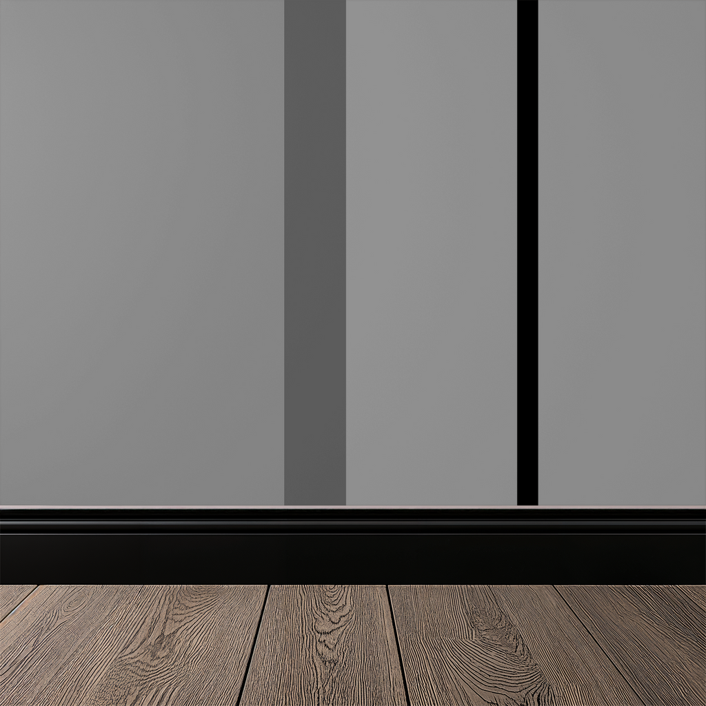 Montclair Stripes (Gray) Wallpaper WALL BLUSH