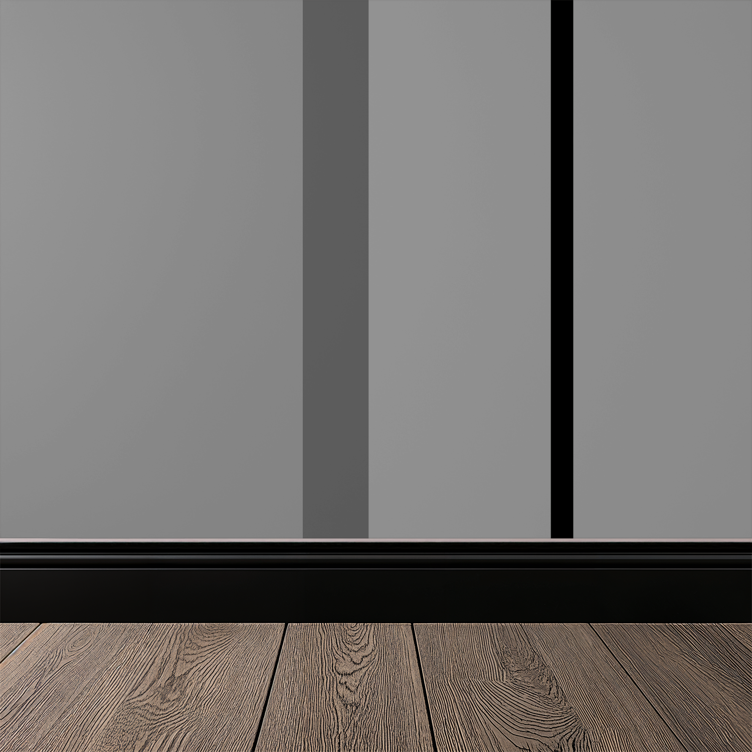 Montclair Stripes (Gray) Wallpaper WALL BLUSH