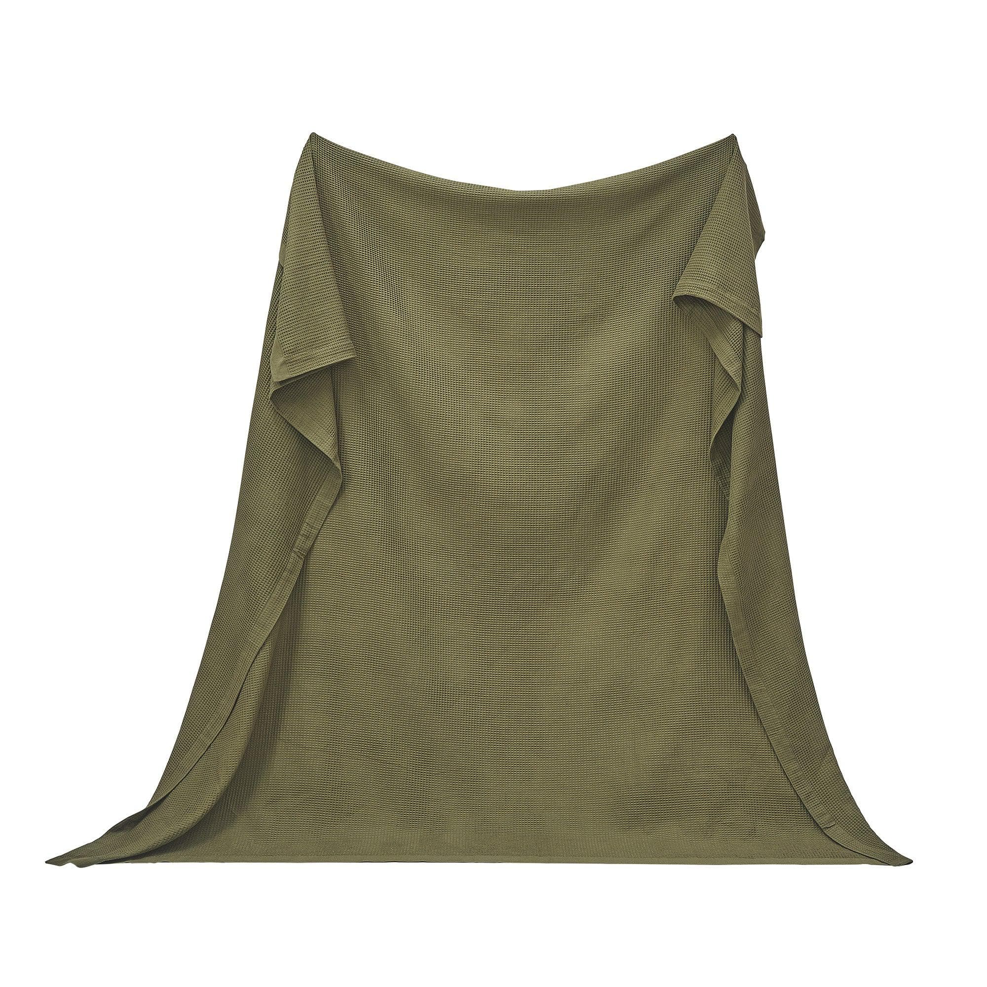 100% Cotton Small Waffle Weave Blanket - Hazel Collection Great Bay Home