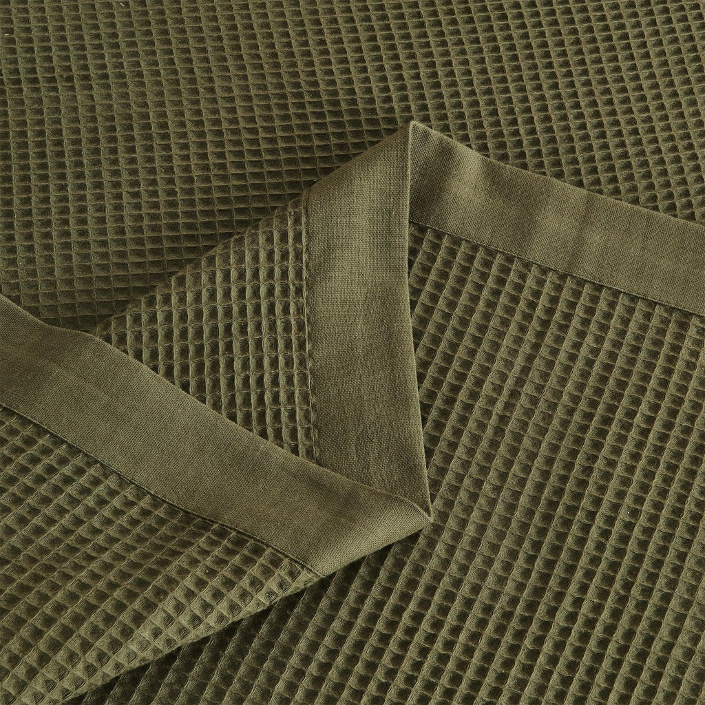 100% Cotton Small Waffle Weave Blanket - Hazel Collection Great Bay Home