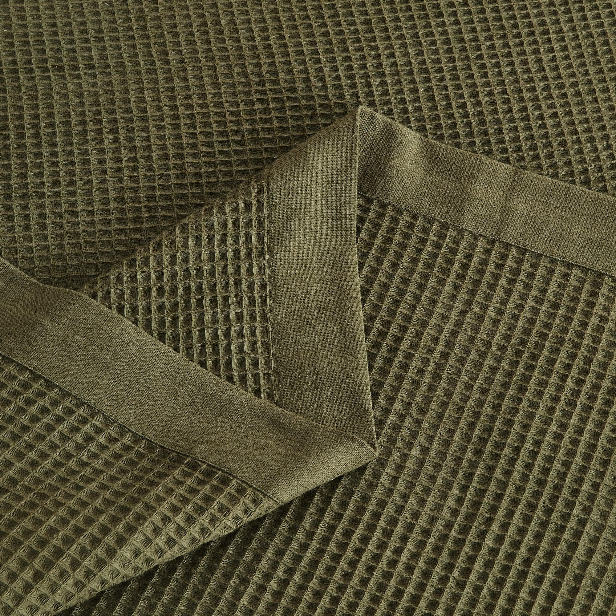 100% Cotton Small Waffle Weave Blanket - Hazel Collection Great Bay Home
