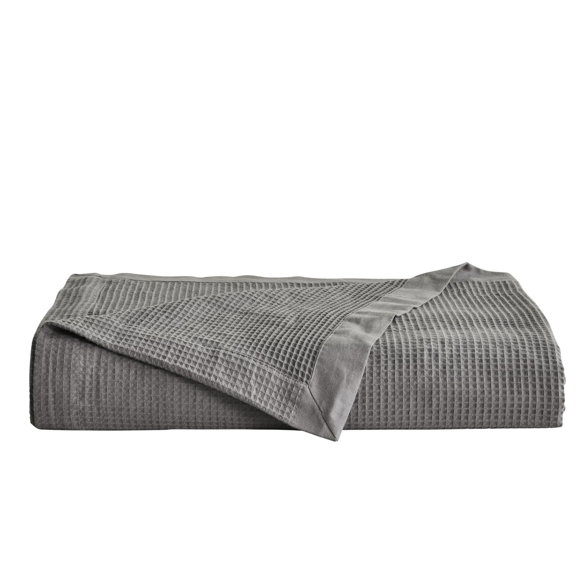 100% Cotton Small Waffle Weave Blanket - Hazel Collection Great Bay Home