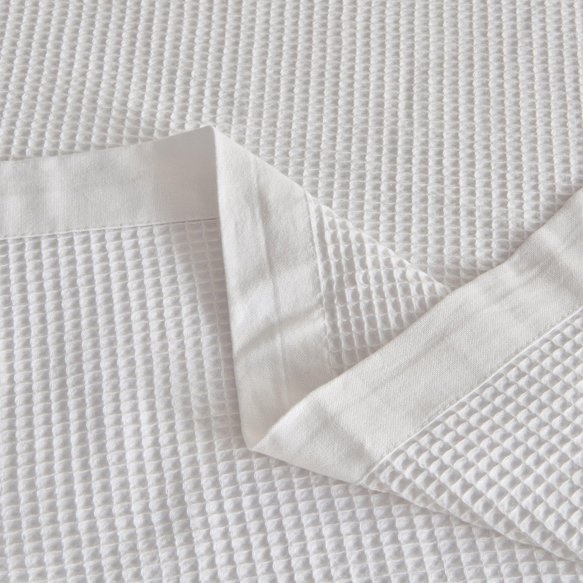 100% Cotton Small Waffle Weave Blanket - Hazel Collection Great Bay Home