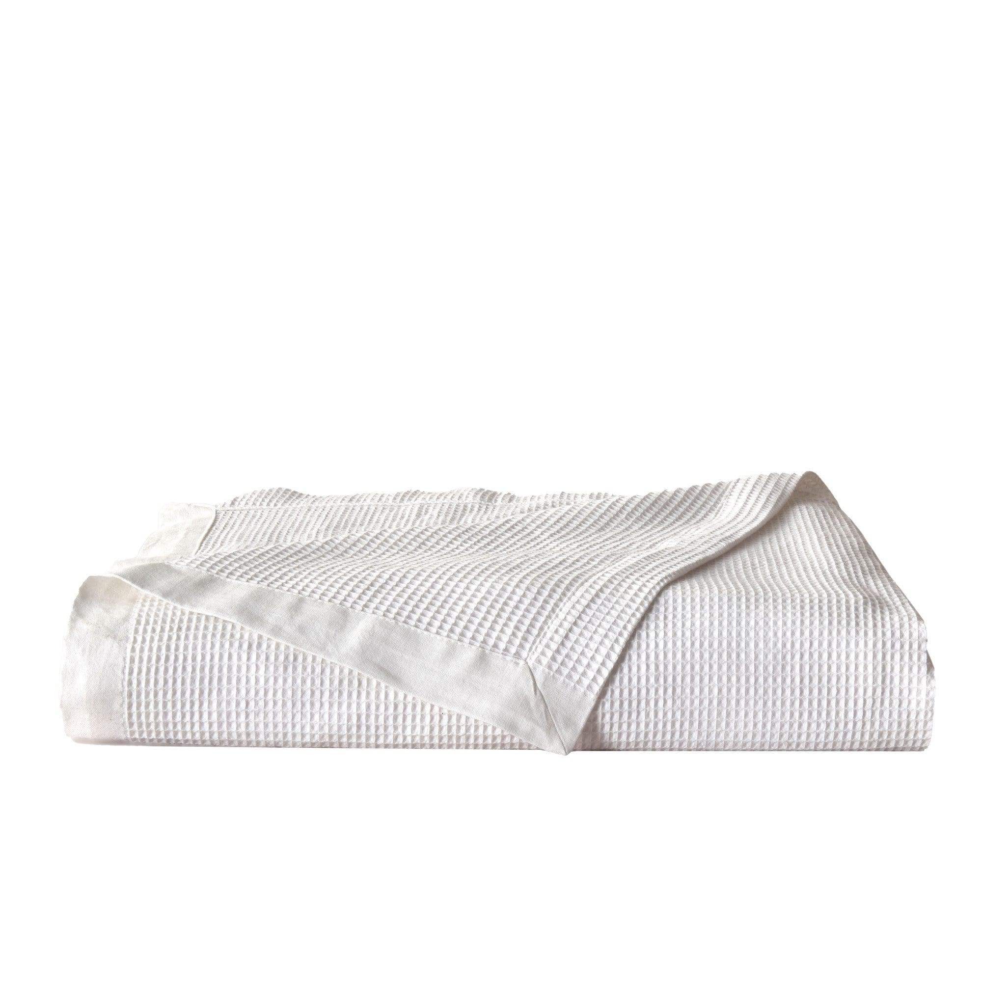 100% Cotton Small Waffle Weave Blanket - Hazel Collection Great Bay Home