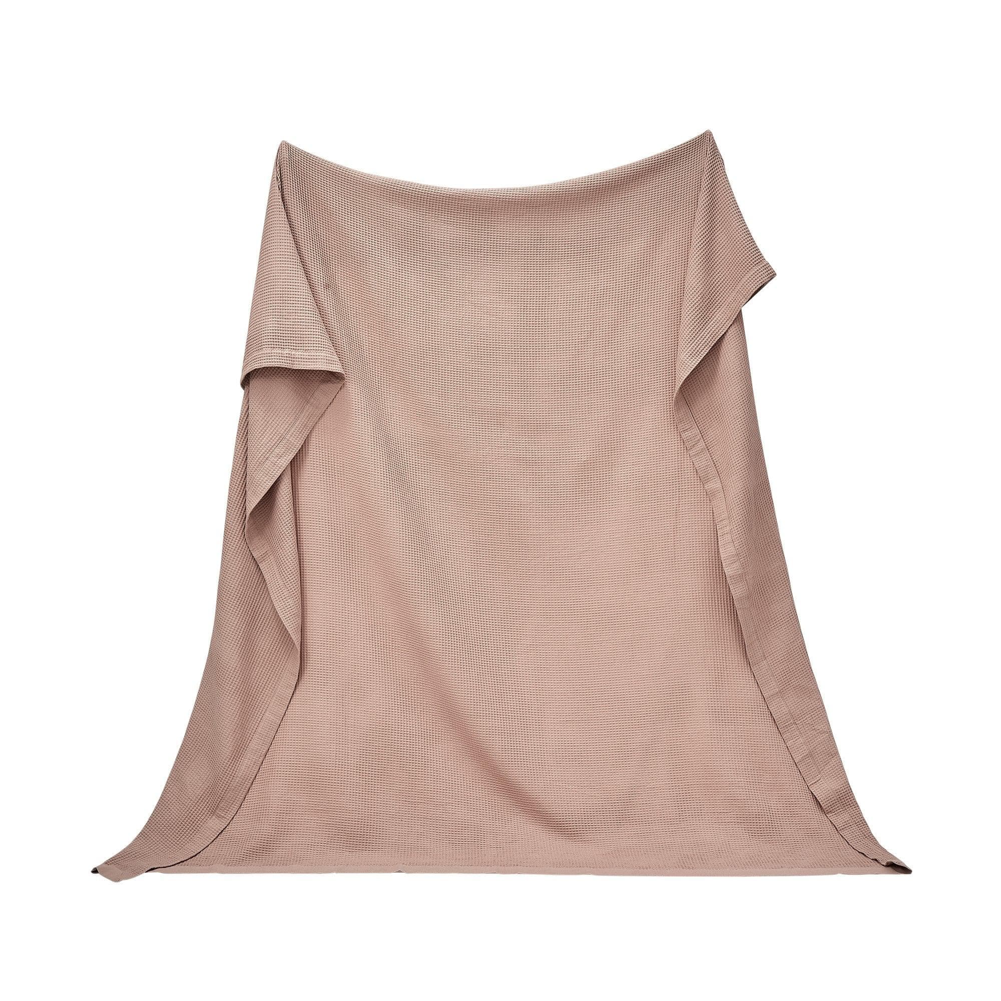 100% Cotton Small Waffle Weave Blanket - Hazel Collection Great Bay Home