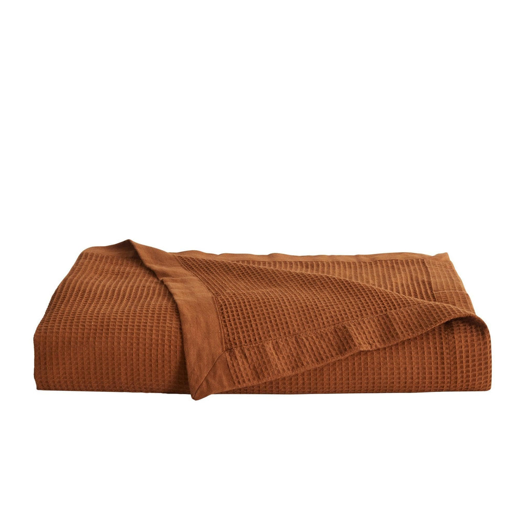 100% Cotton Small Waffle Weave Blanket - Hazel Collection Great Bay Home