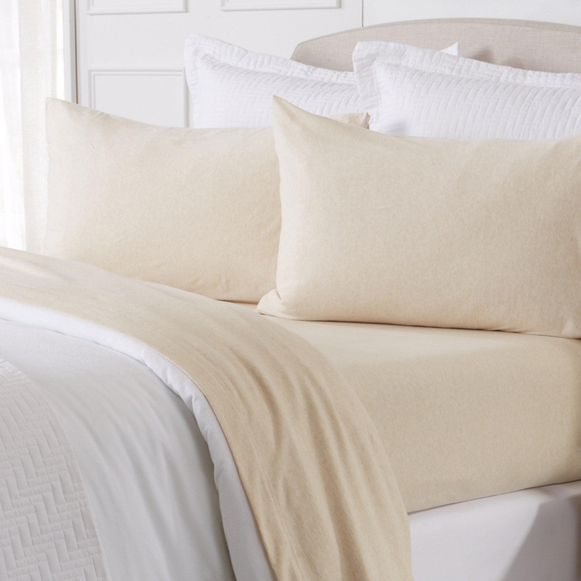 Flannel Jersey Sheet - Cozy Flex Collection Great Bay Home