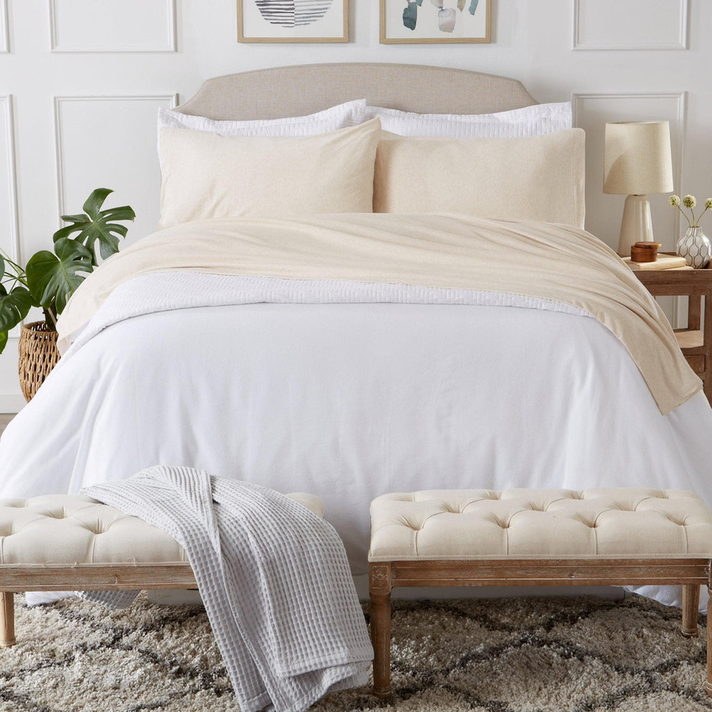 Flannel Jersey Sheet - Cozy Flex Collection Great Bay Home