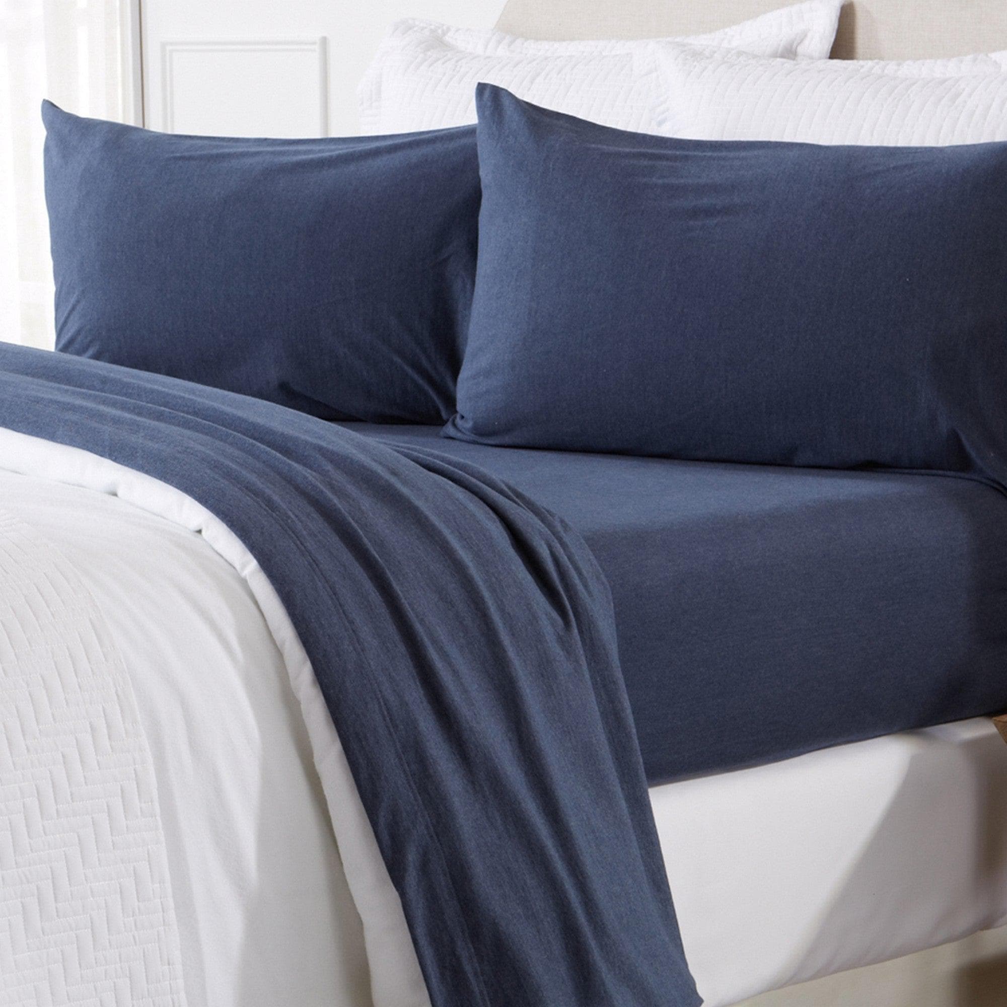 Flannel Jersey Sheet - Cozy Flex Collection Great Bay Home