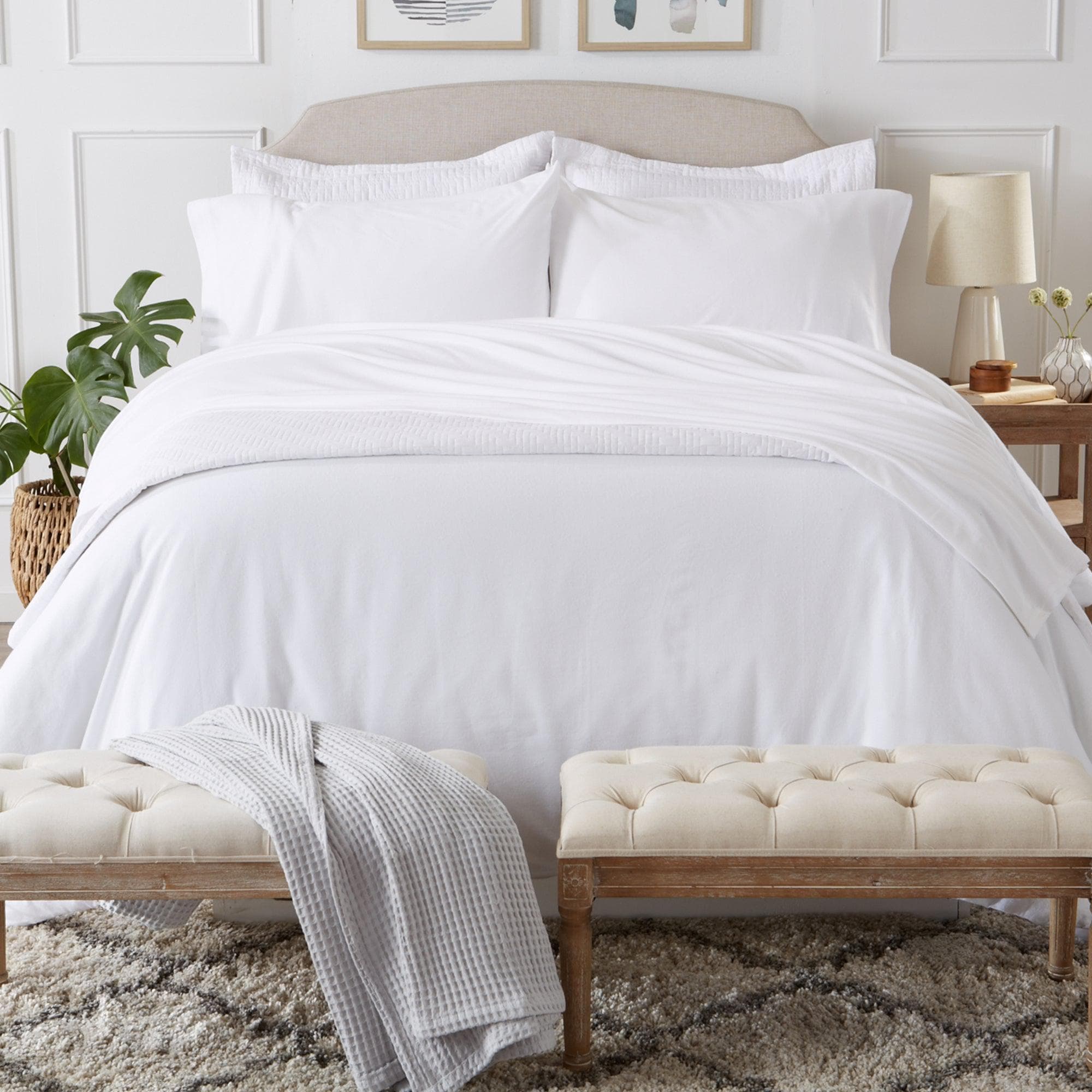 Flannel Jersey Sheet - Cozy Flex Collection Great Bay Home