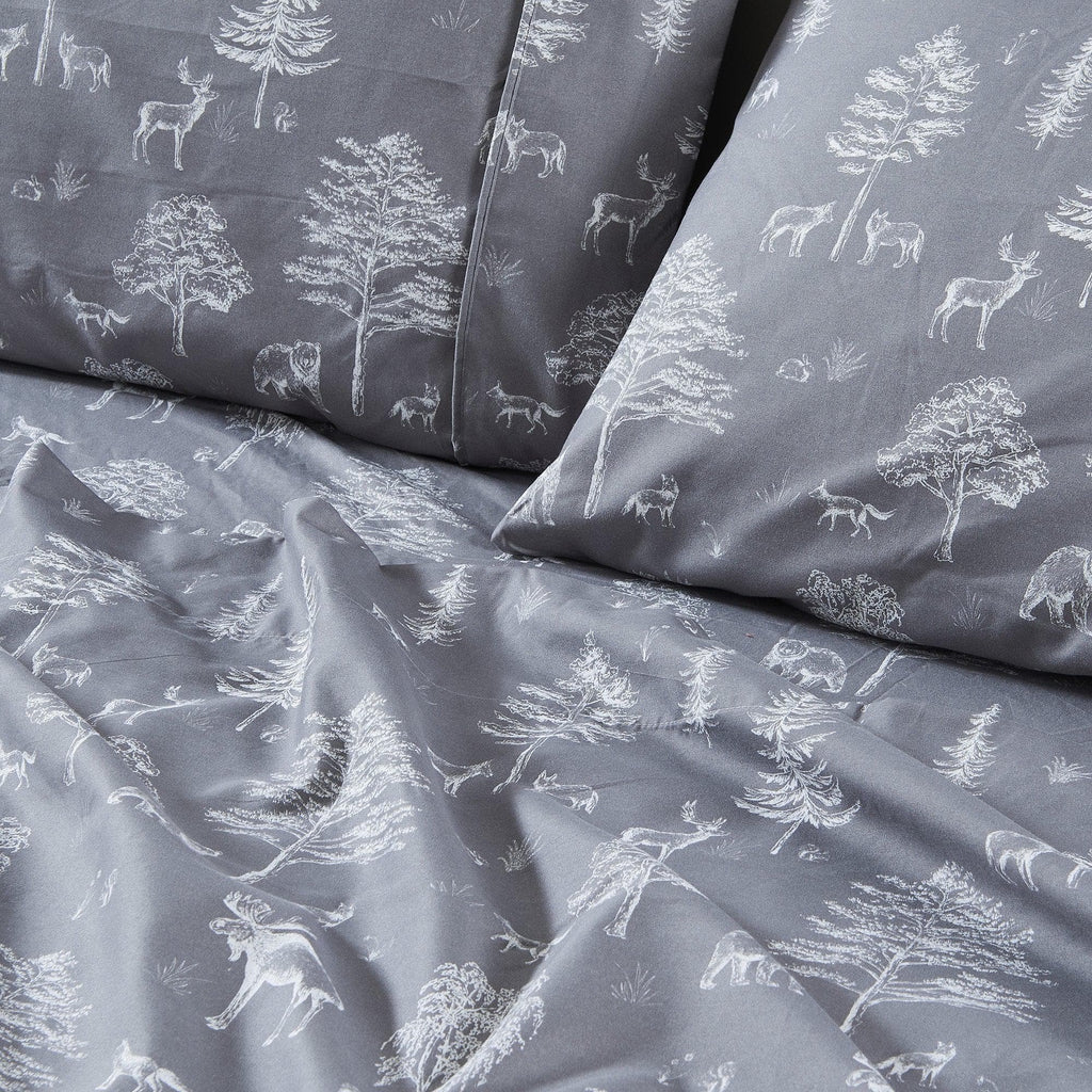 Lodge Printed Sheet Set - Mountain Ridge Collection Great Bay Home