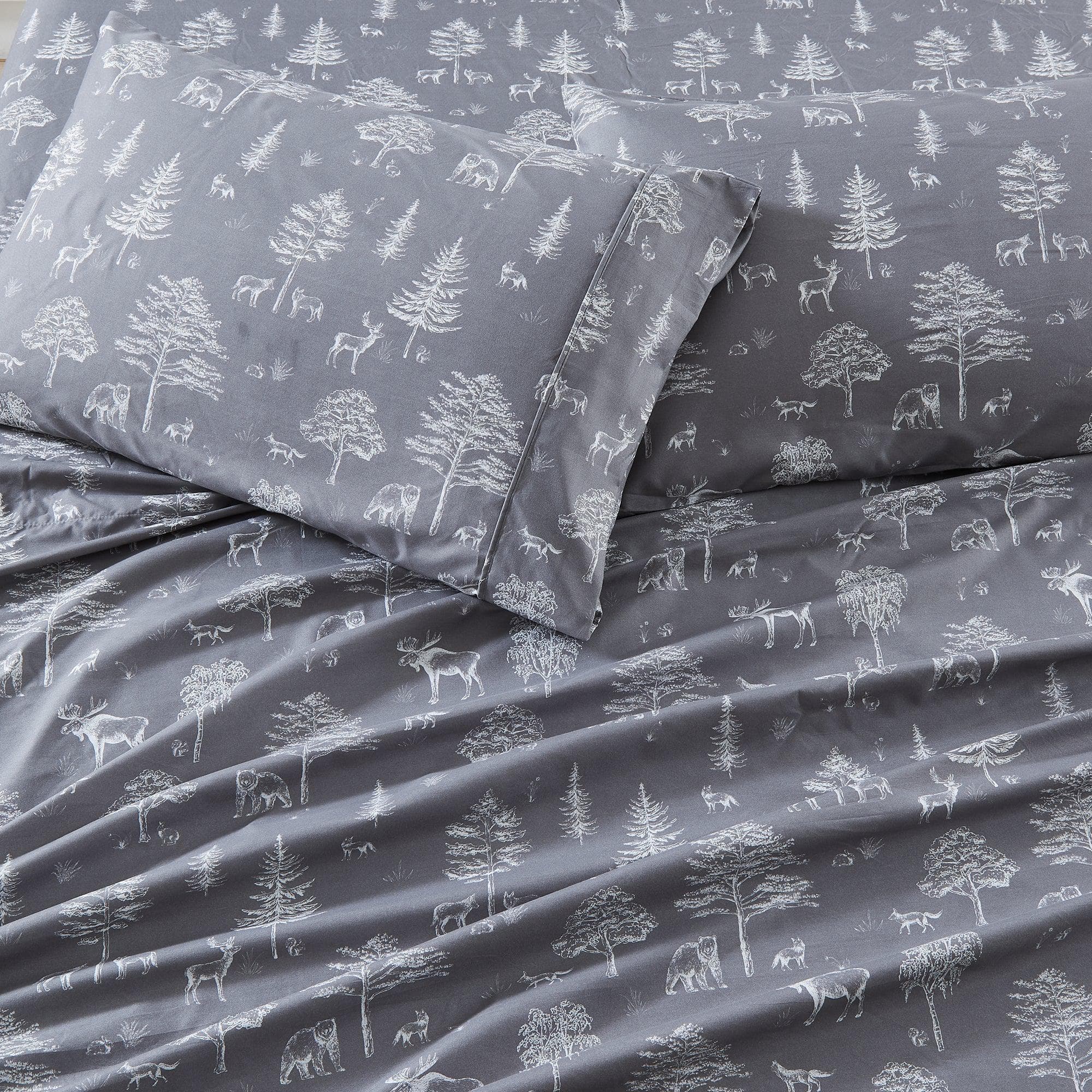 Lodge Printed Sheet Set - Mountain Ridge Collection Great Bay Home