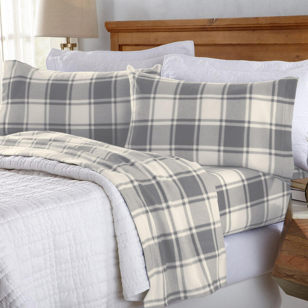 Printed Fleece Sheet - Dara Collection Great Bay Home