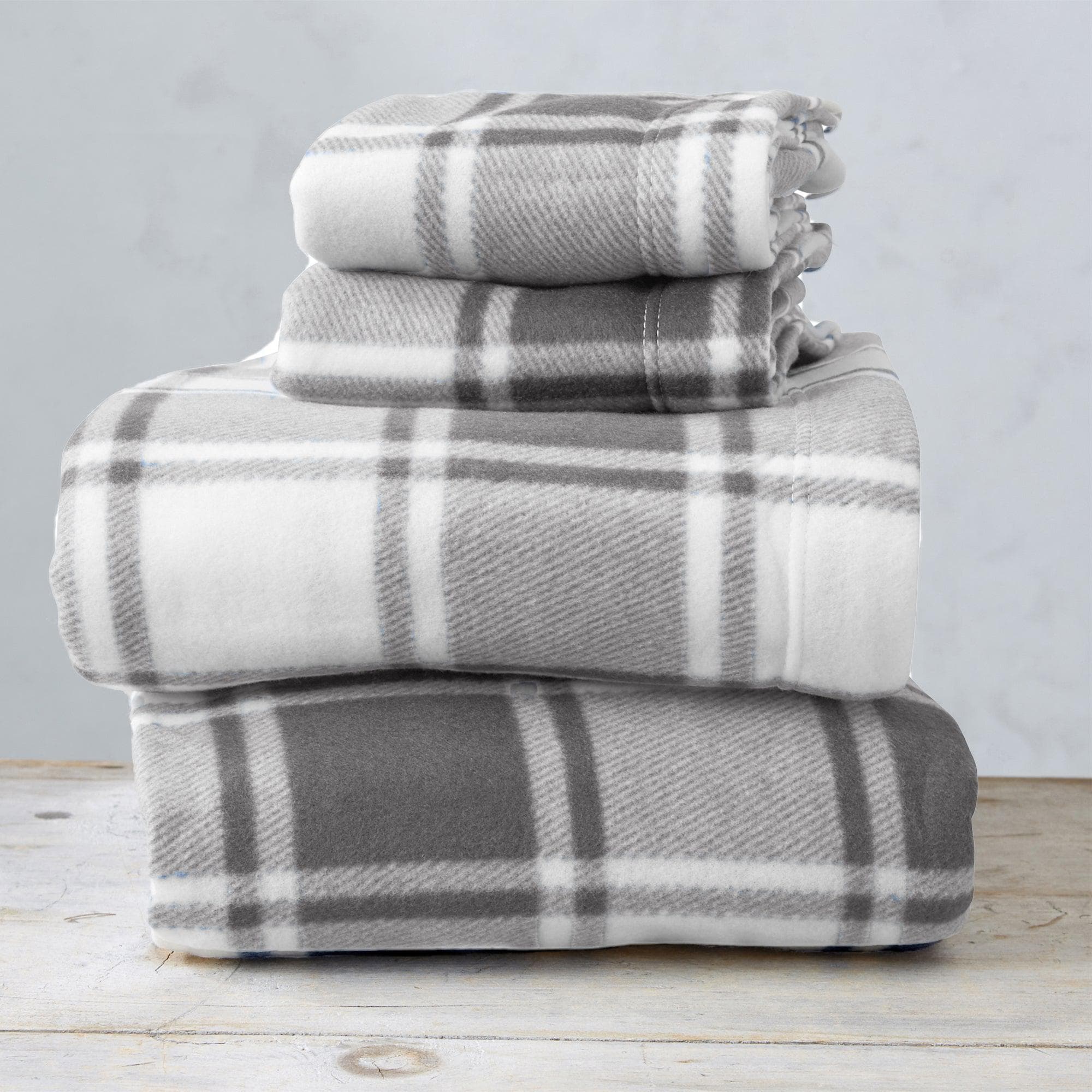 Printed Fleece Sheet - Dara Collection Great Bay Home