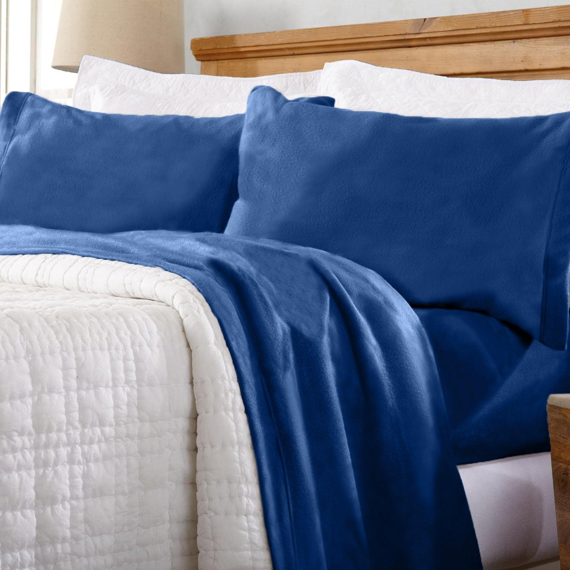 Solid Fleece Sheet - Christina Collection Great Bay Home