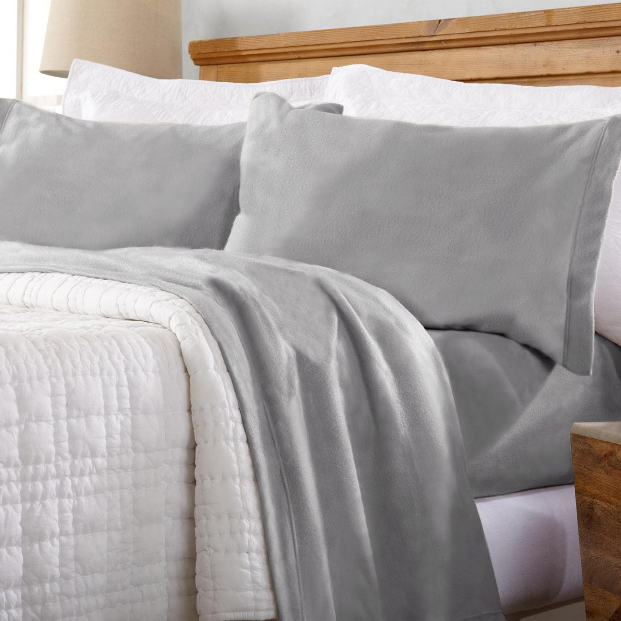 Solid Fleece Sheet - Christina Collection Great Bay Home