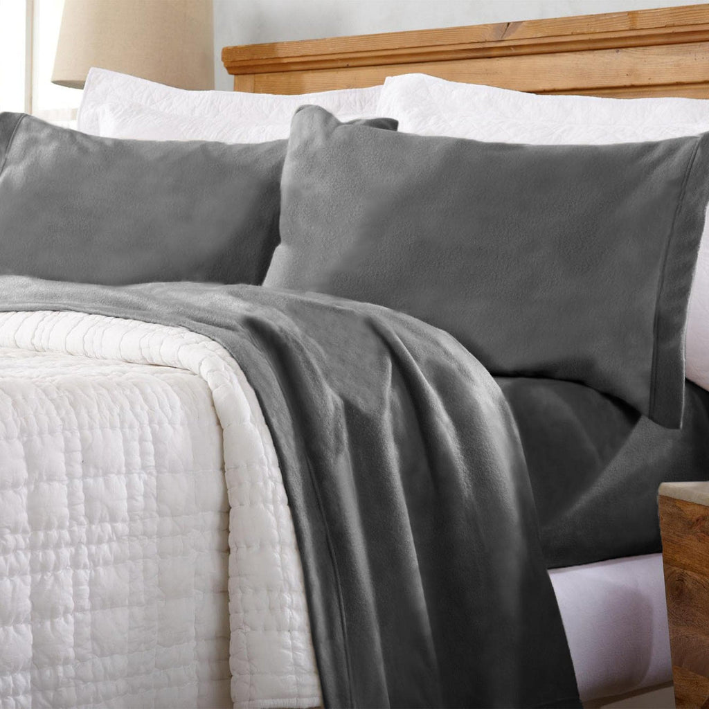 Solid Fleece Sheet - Christina Collection Great Bay Home