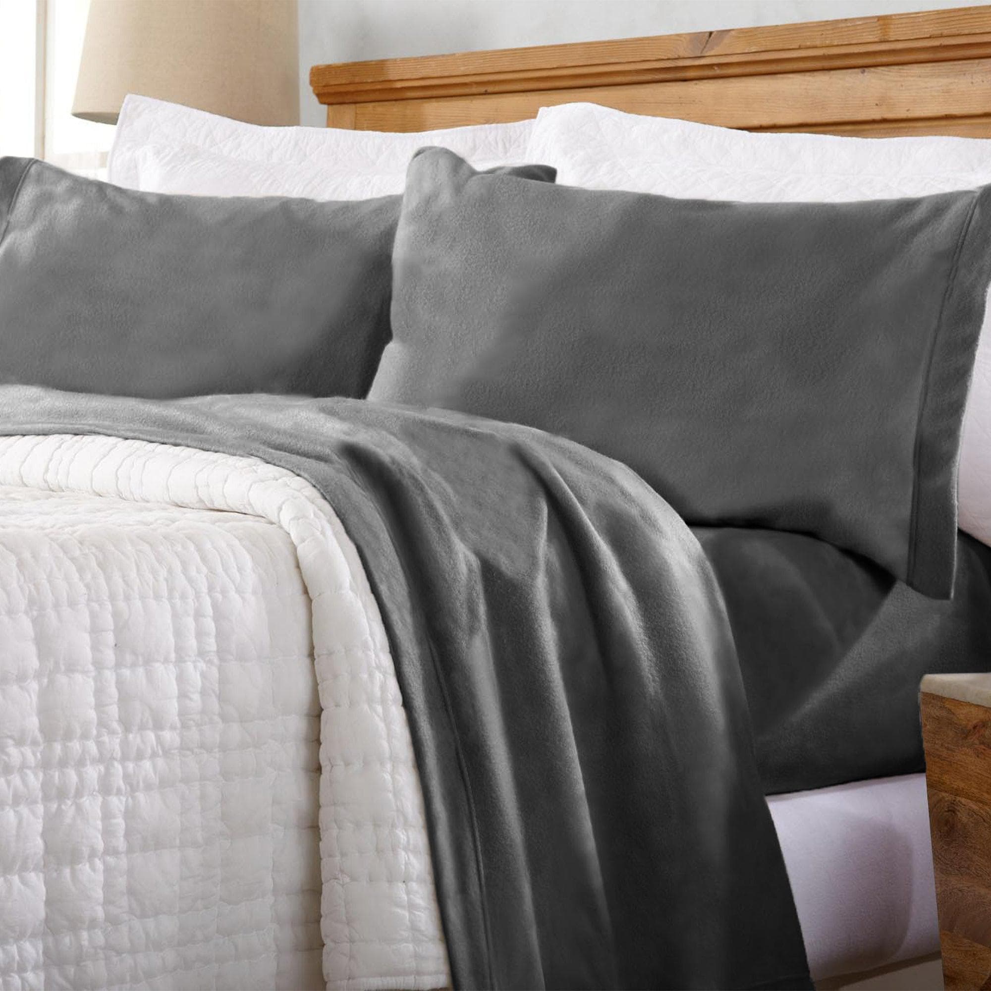 Solid Fleece Sheet - Christina Collection Great Bay Home