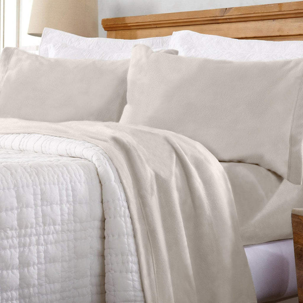 Solid Fleece Sheet - Christina Collection Great Bay Home