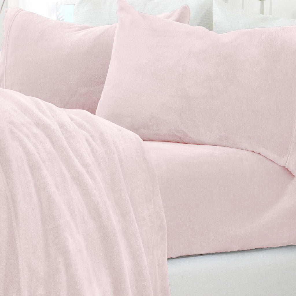 Solid Plush Sheet - Velvet Luxe Collection Great Bay Home