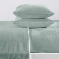 Solid Plush Sheet - Velvet Luxe Collection Great Bay Home