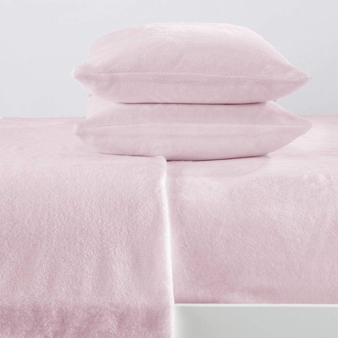 Solid Plush Sheet - Velvet Luxe Collection Great Bay Home