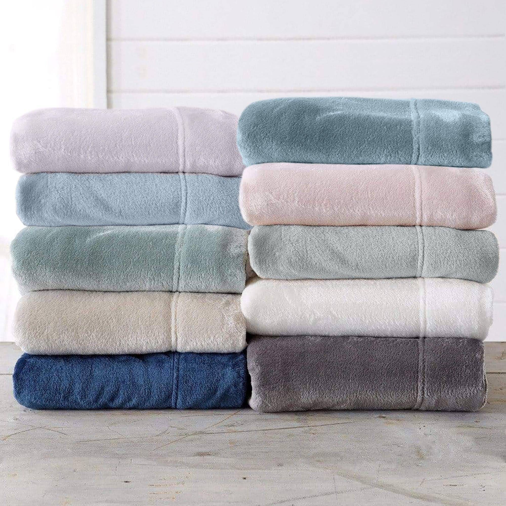 Solid Plush Sheet - Velvet Luxe Collection Great Bay Home