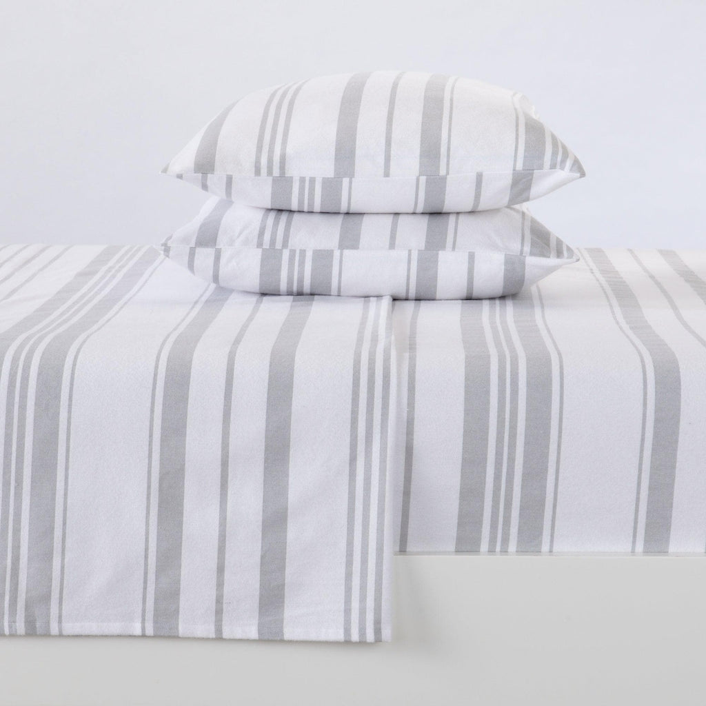 Turkish Cotton Flannel Sheet - Raye Collection Great Bay Home