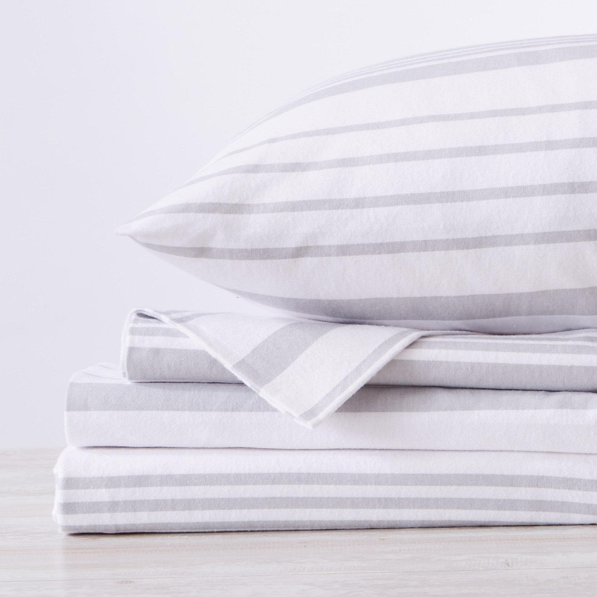Turkish Cotton Flannel Sheet - Raye Collection Great Bay Home