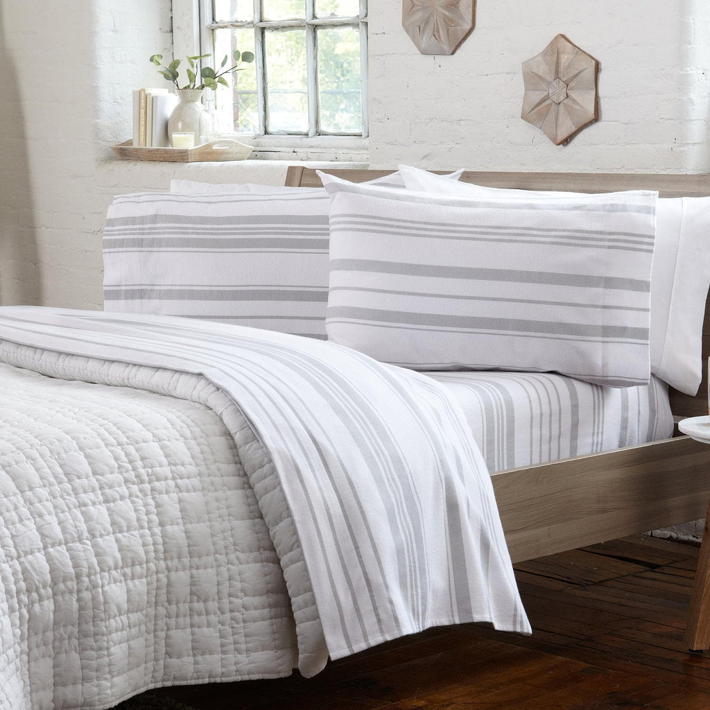 Turkish Cotton Flannel Sheet - Raye Collection Great Bay Home