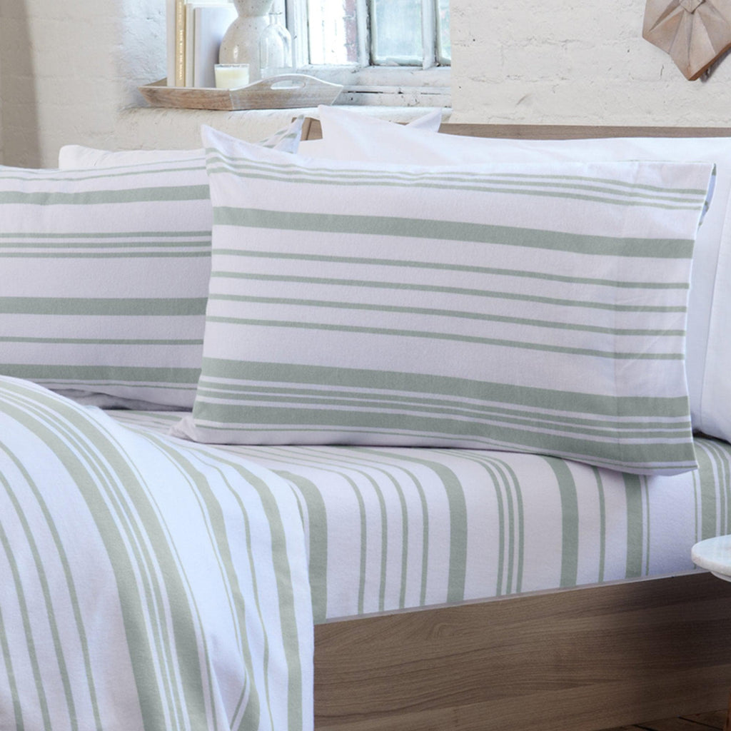 Turkish Cotton Flannel Sheet - Raye Collection Great Bay Home