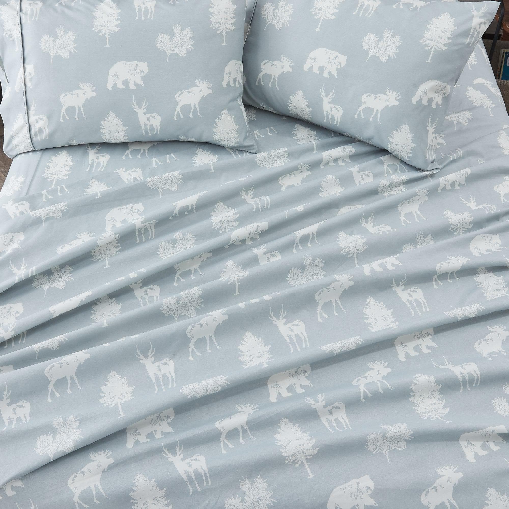 Lodge Printed Sheet Set - Mountain Ridge Collection Great Bay Home
