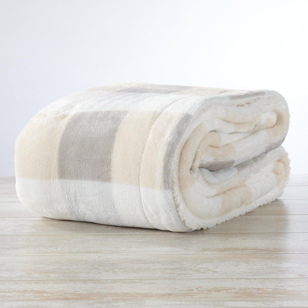 Velvet Plush Sherpa Luxury Bed Blanket - Kinsley Collection Great Bay Home